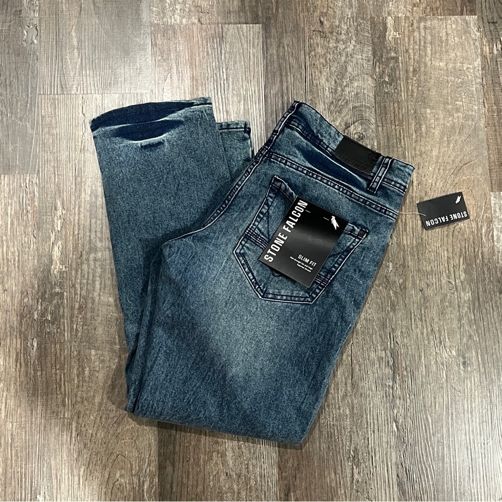 NWT Stone Falcon Men's Blue Jeans
